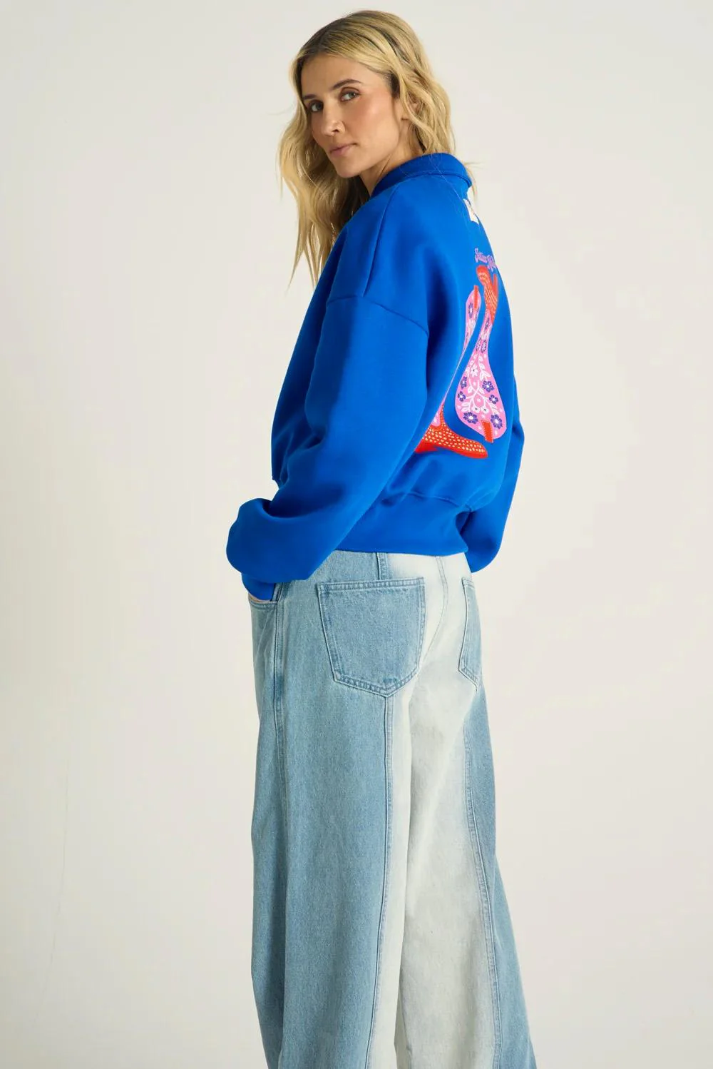 Austin Vibes x Jessica Molina zip-up sweatshirt - Image 13