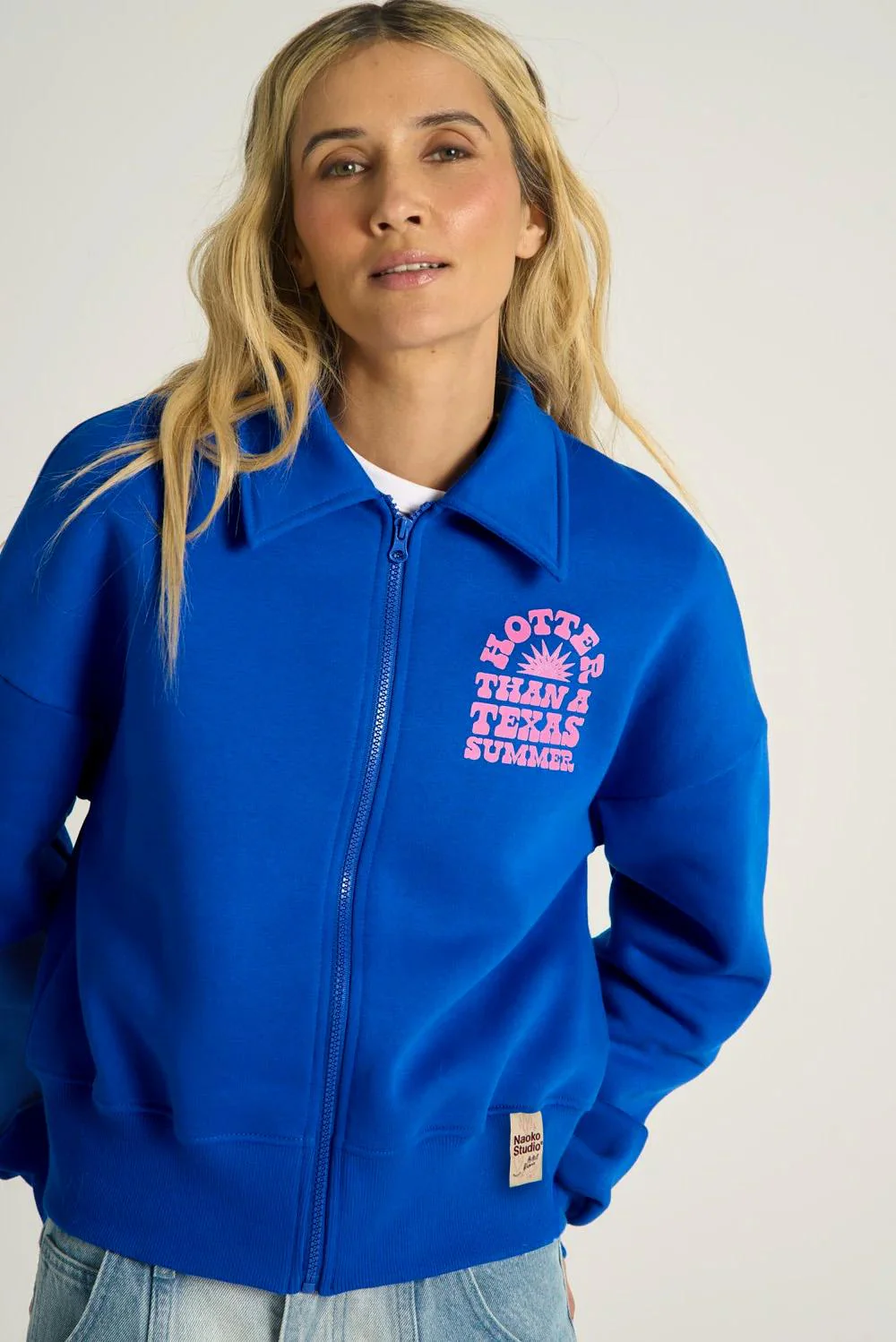 Austin Vibes x Jessica Molina zip-up sweatshirt - Image 4