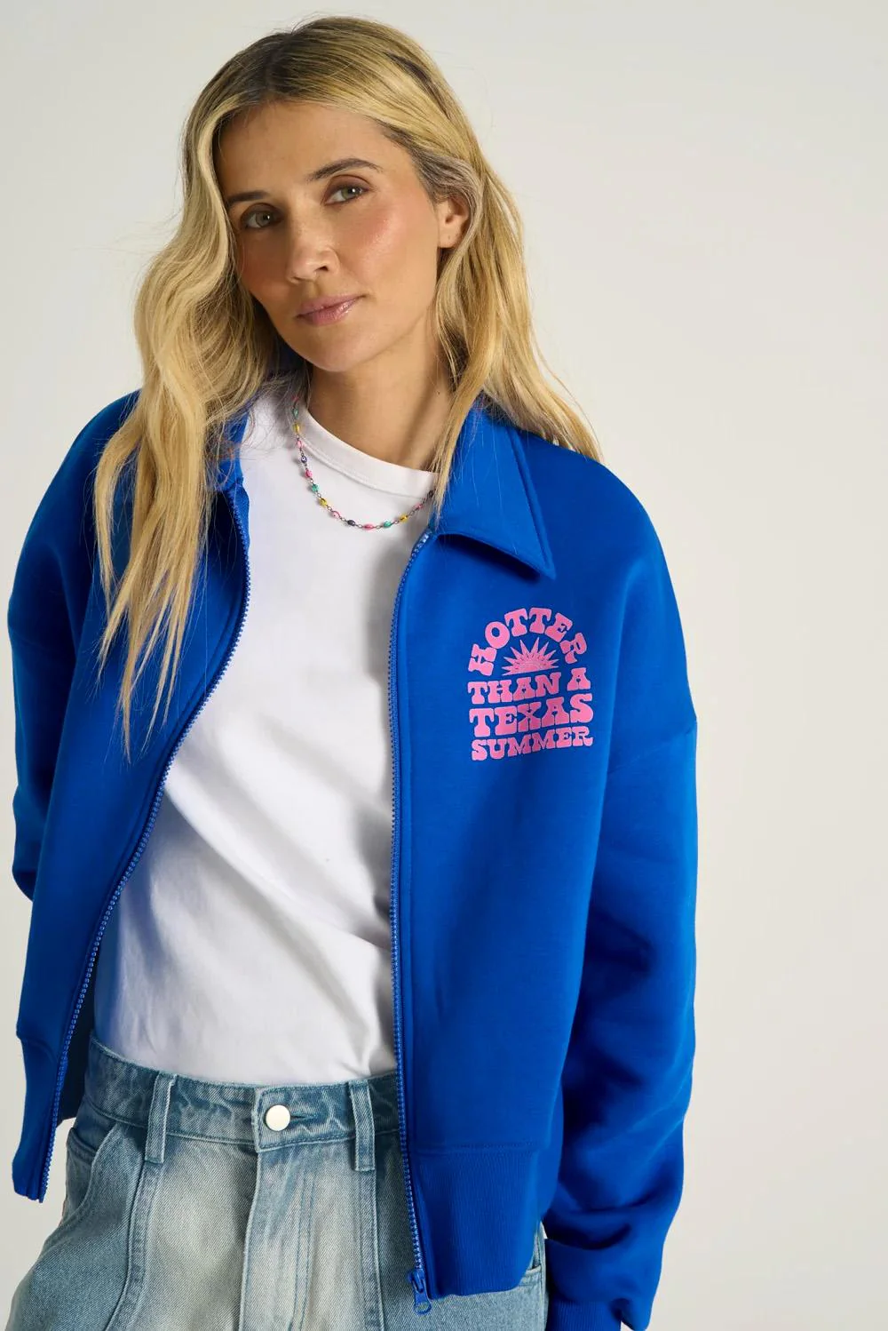 Austin Vibes x Jessica Molina zip-up sweatshirt - Image 5
