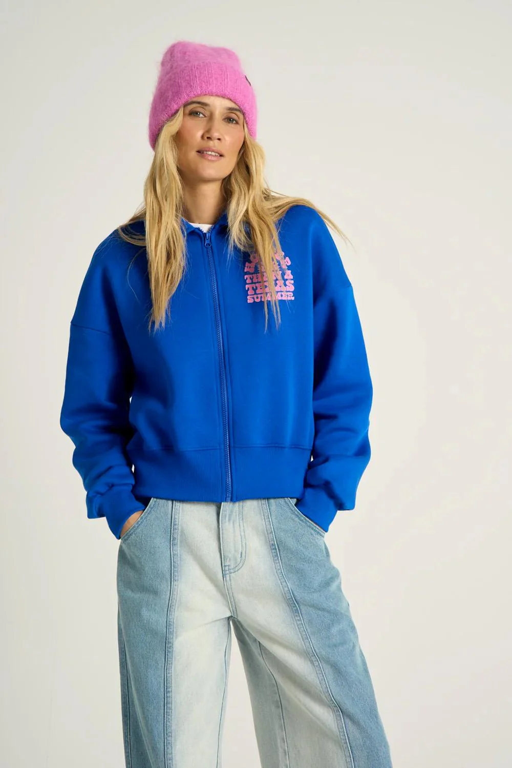 Austin Vibes x Jessica Molina zip-up sweatshirt - Image 6