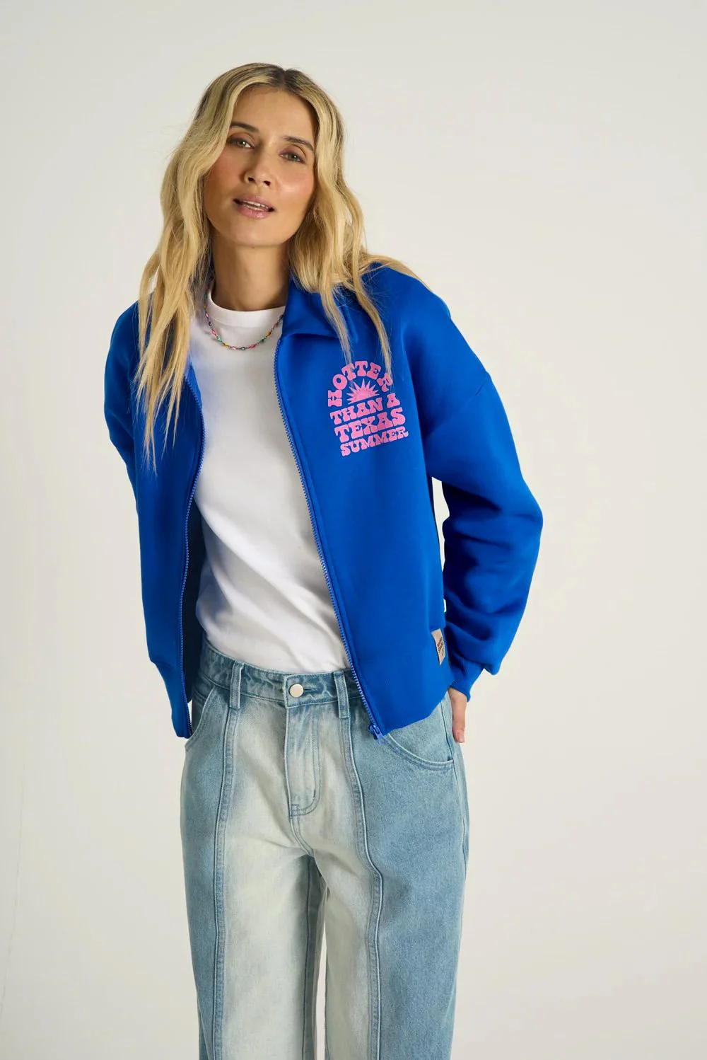 Austin Vibes x Jessica Molina zip-up sweatshirt - Image 7