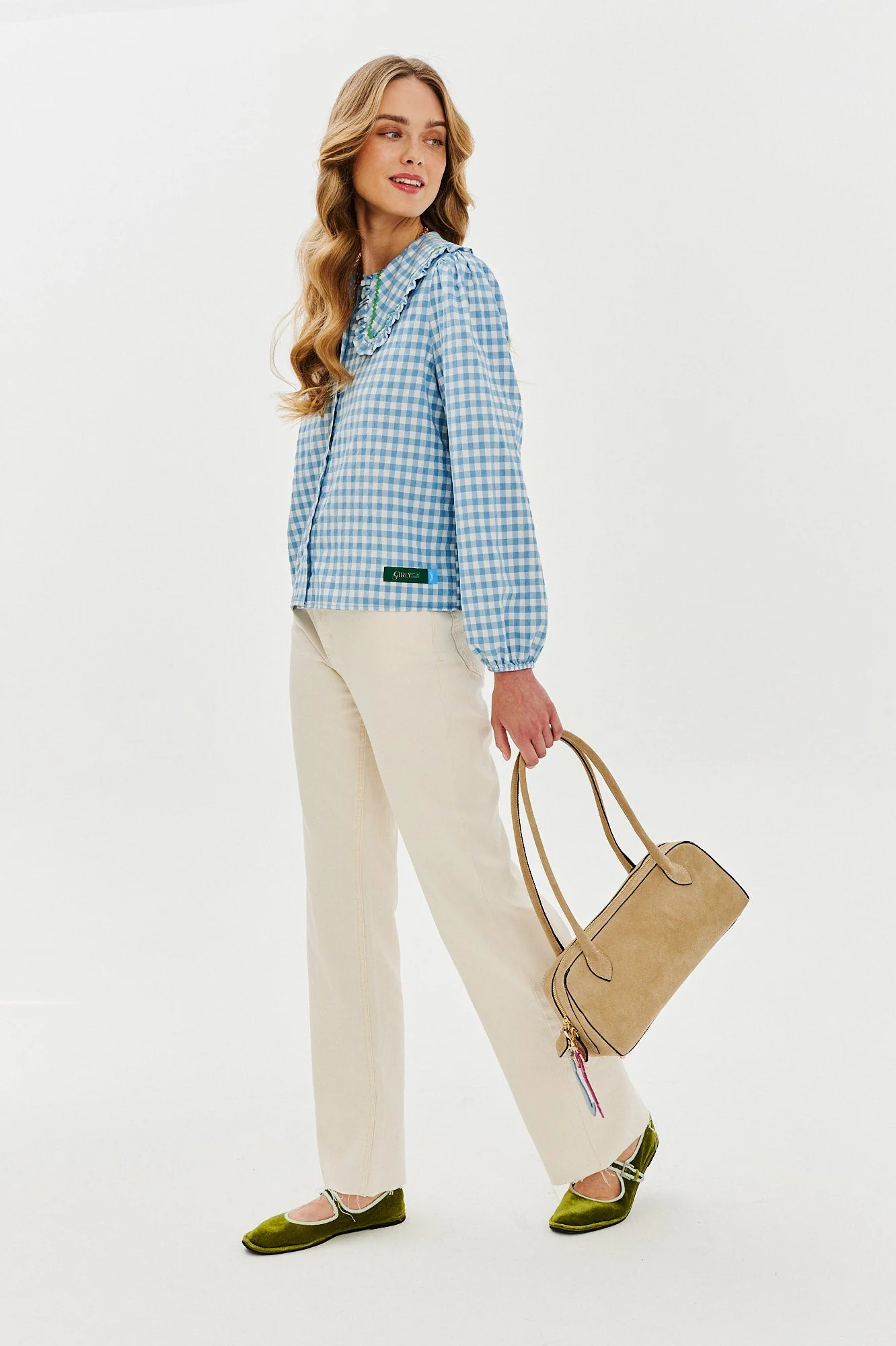 Baguette Sandstone handbag - Image 8