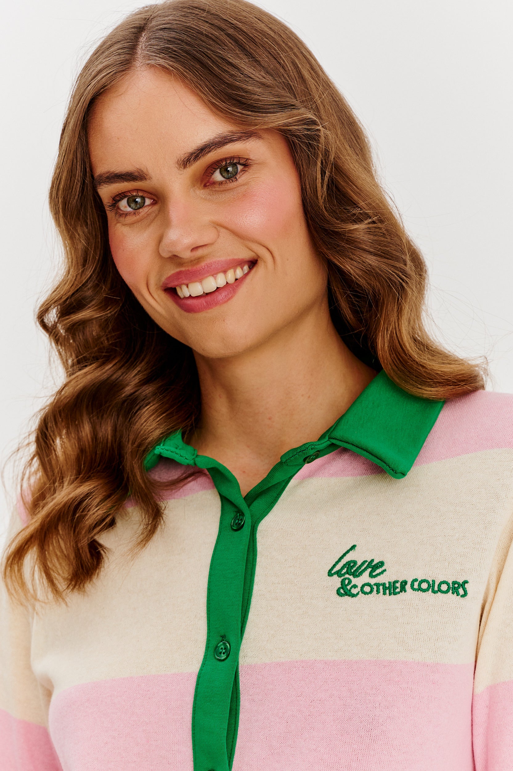 Blossom Haze knit polo dress - Image 4