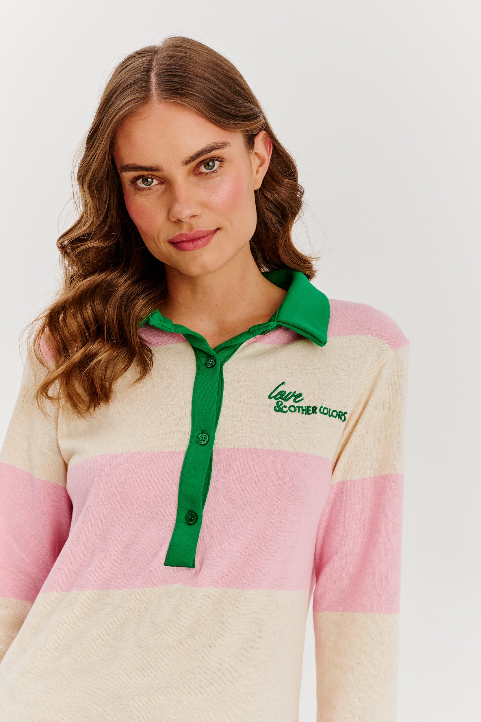 Blossom Haze knit polo dress - Image 7