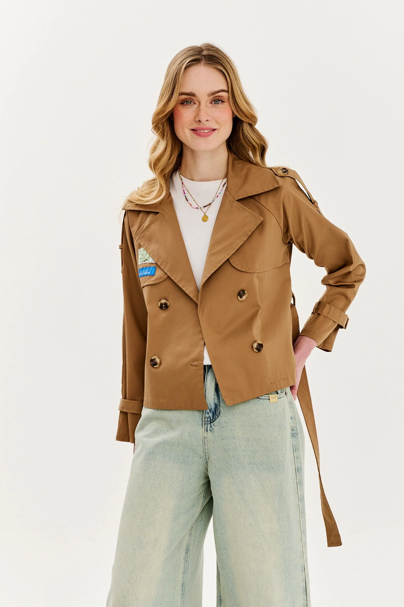 Classic Bloom short trench - Image 13