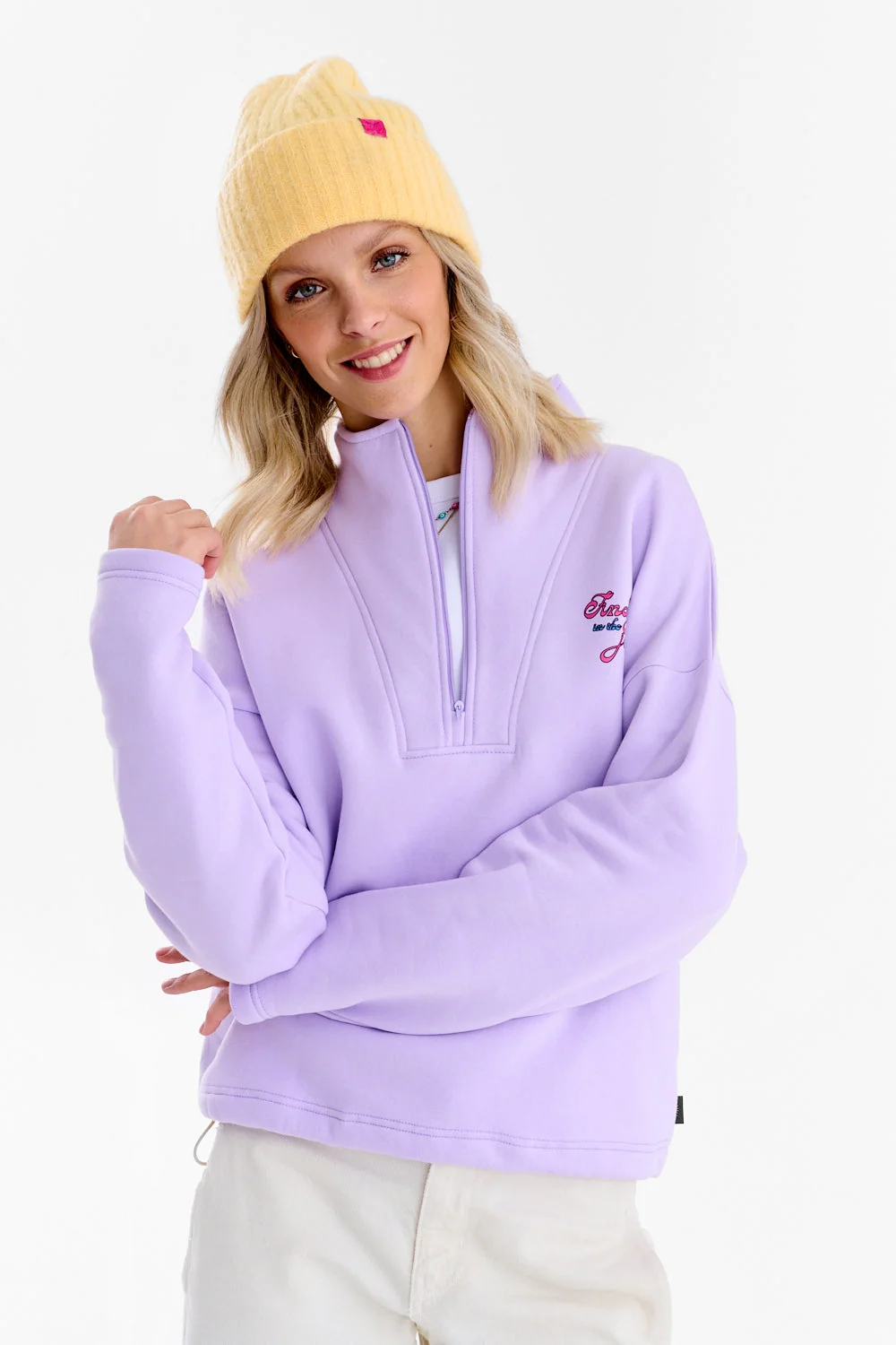 Half-zip sweatshirt with birds - Image 6