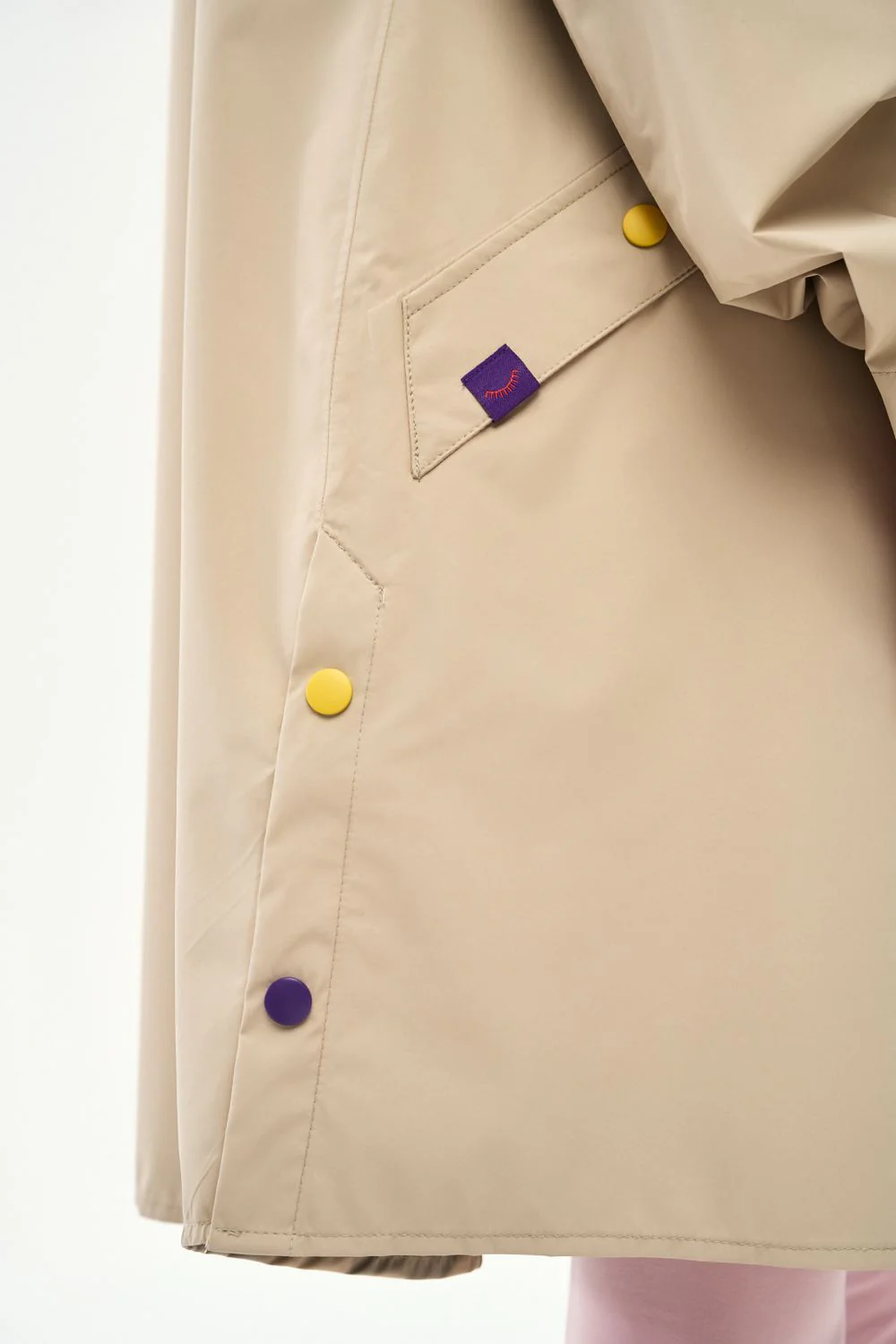 Soft Dunes Long Rain Jacket - Image 10