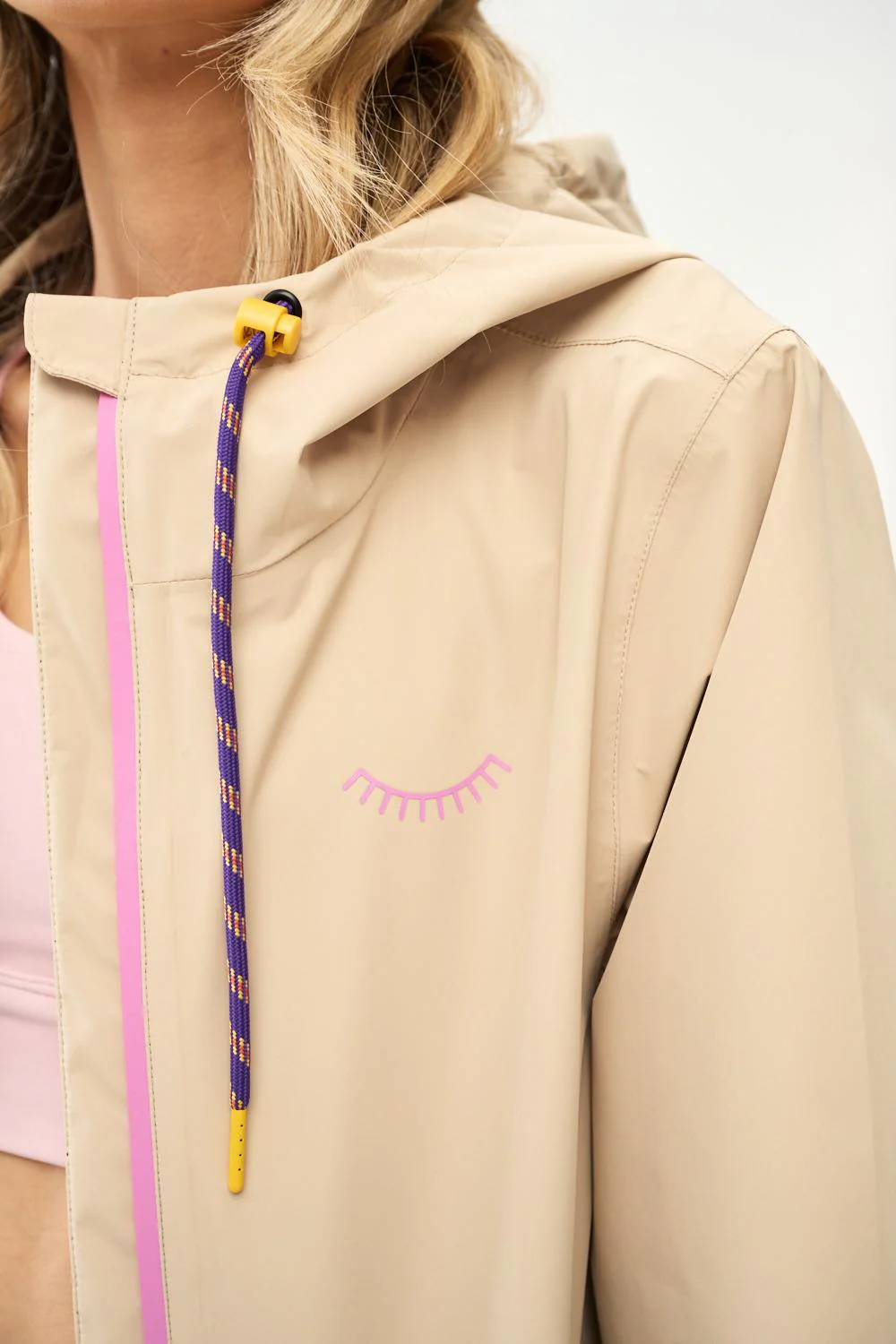 Soft Dunes Long Rain Jacket - Image 9