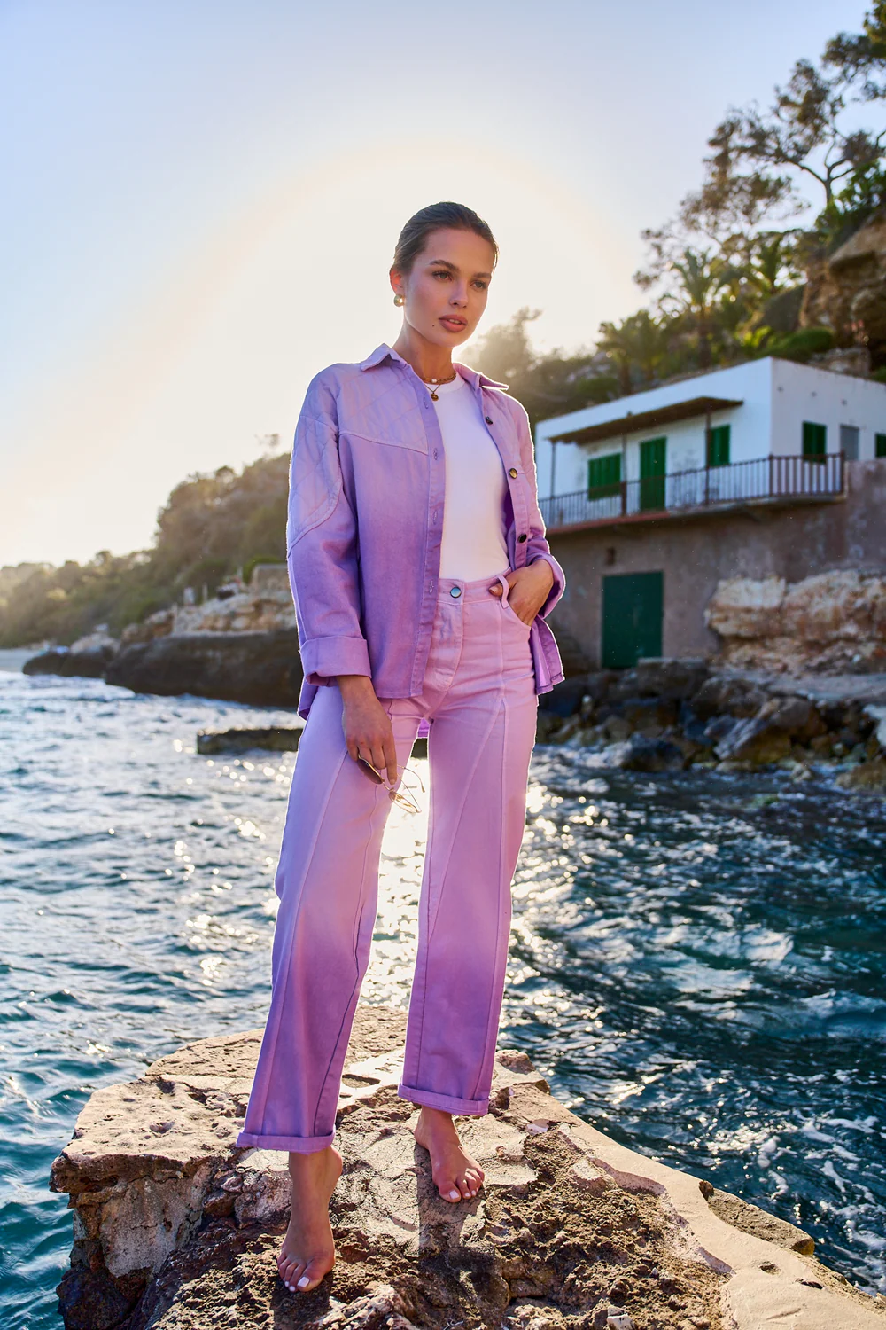 Mauve Serenity denim pants - Image 12