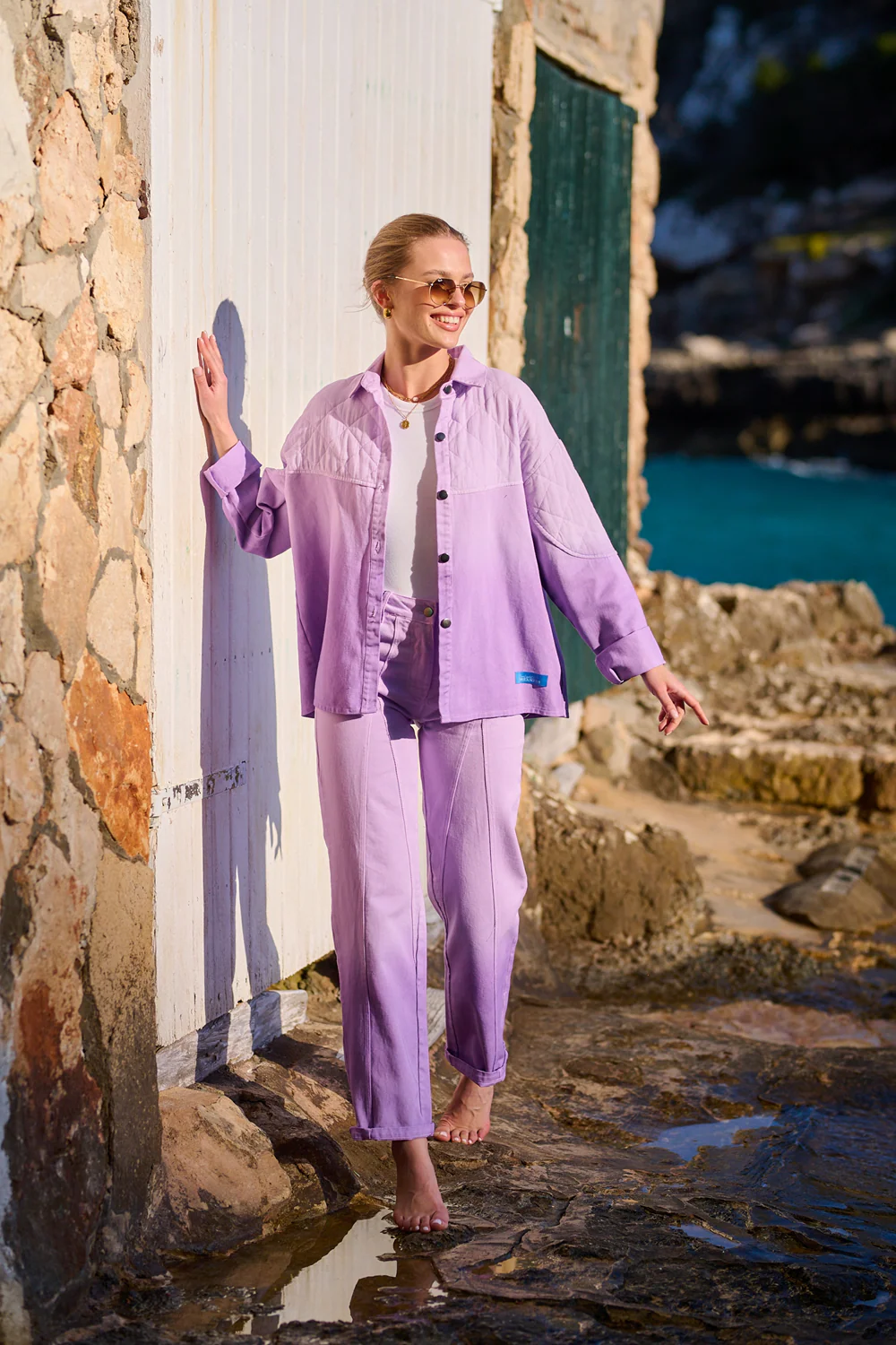 Mauve Serenity denim pants - Image 5