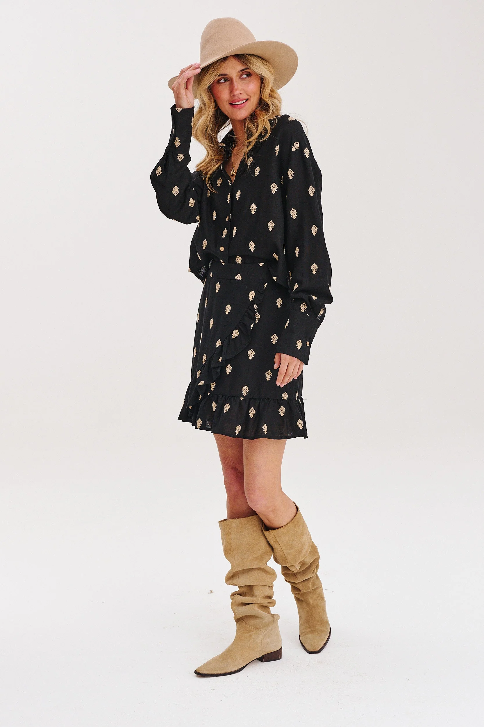 Moon Jane linen mini skirt - Image 6