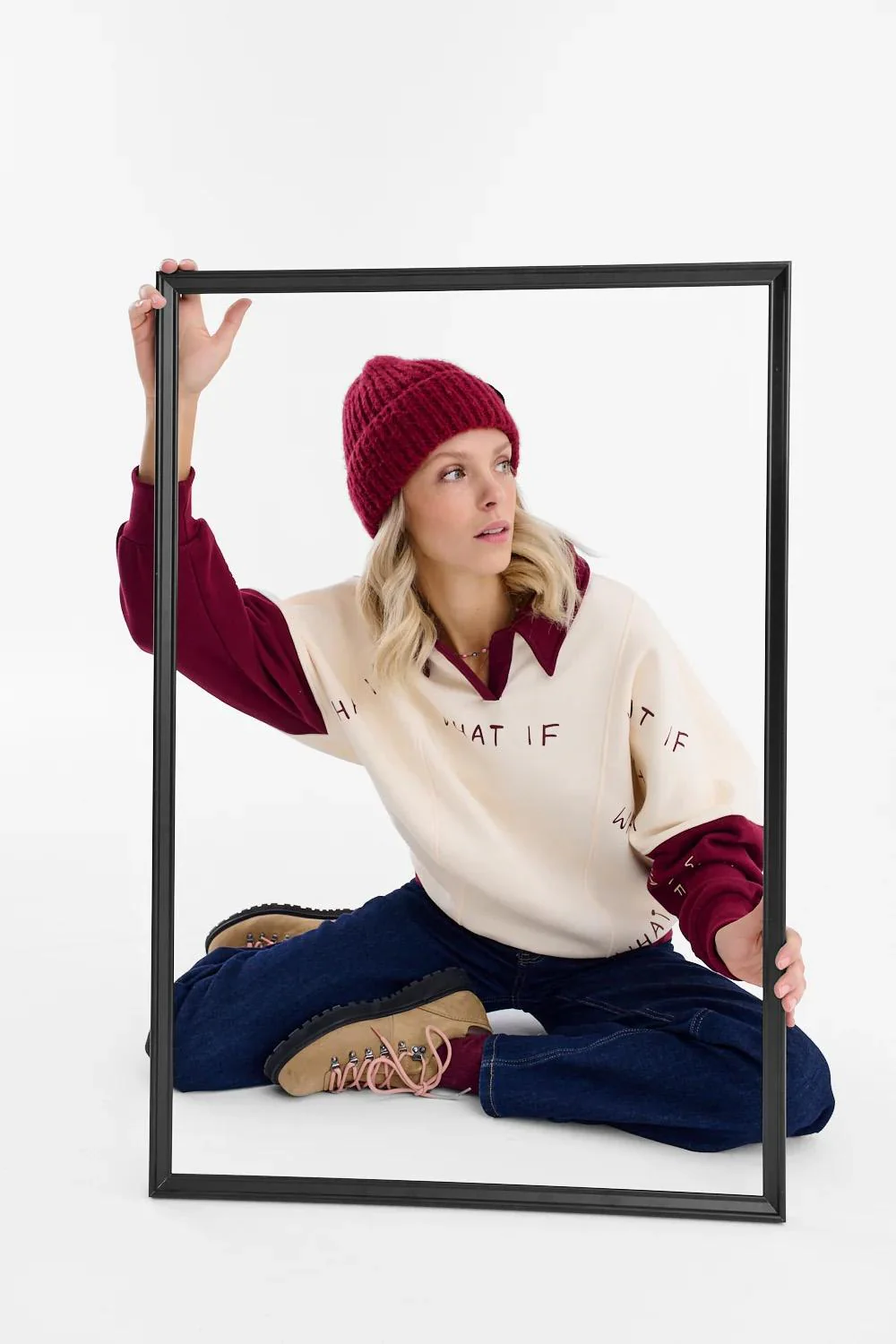 What If x Kit Agar Polo sweatshirt - Image 3