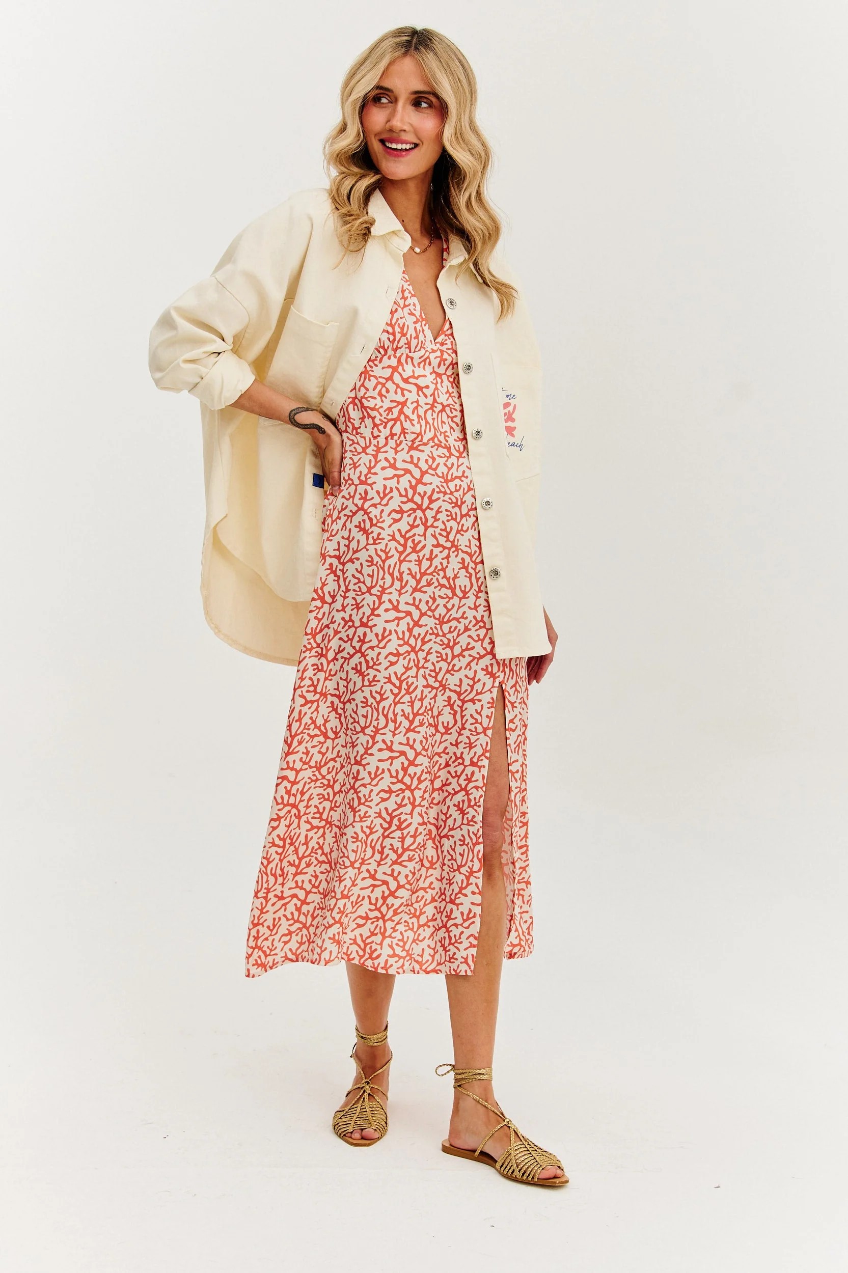 Shell Garden midi dress - Image 12