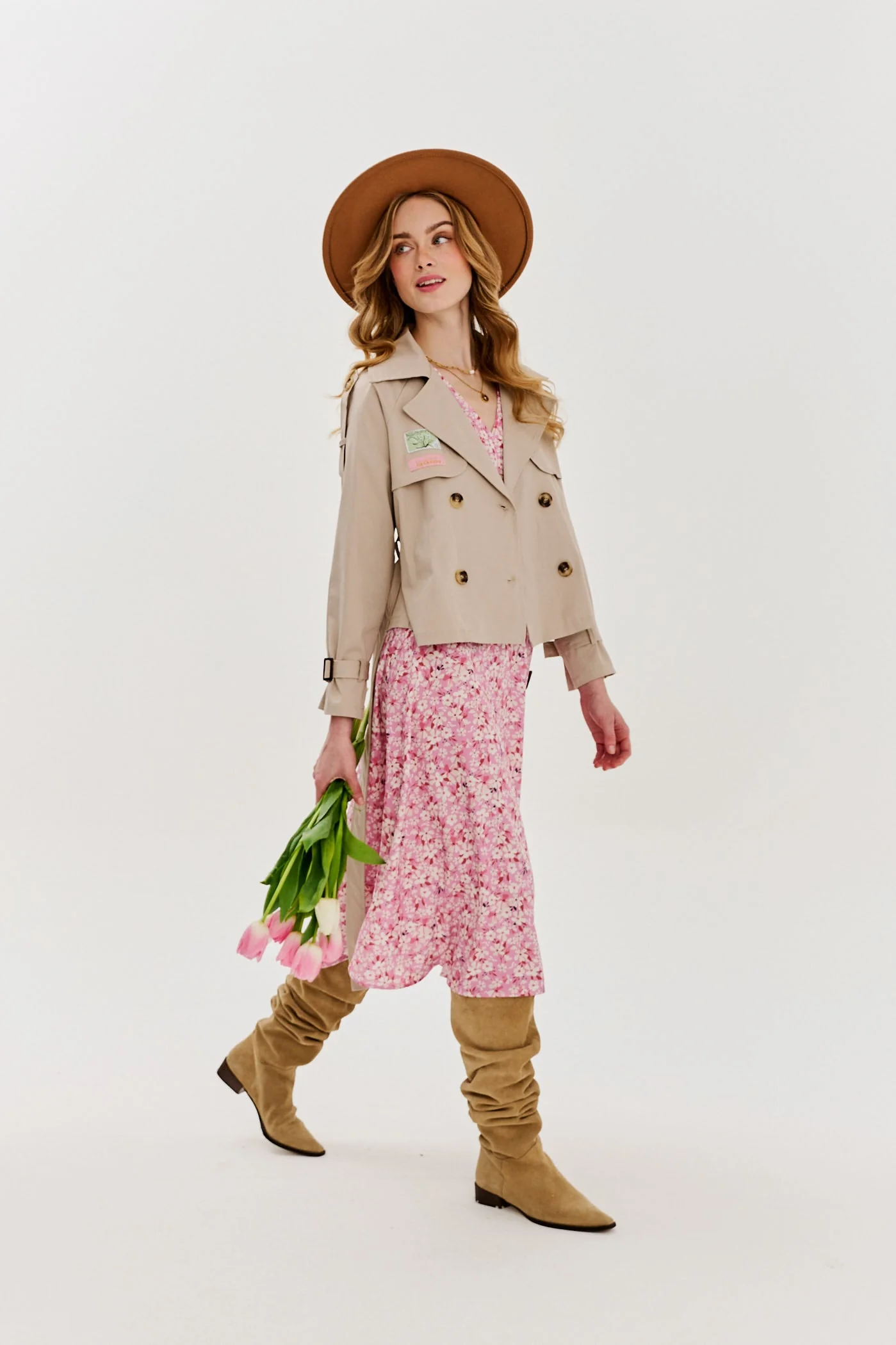 Sunlit Breeze short trench - Image 13