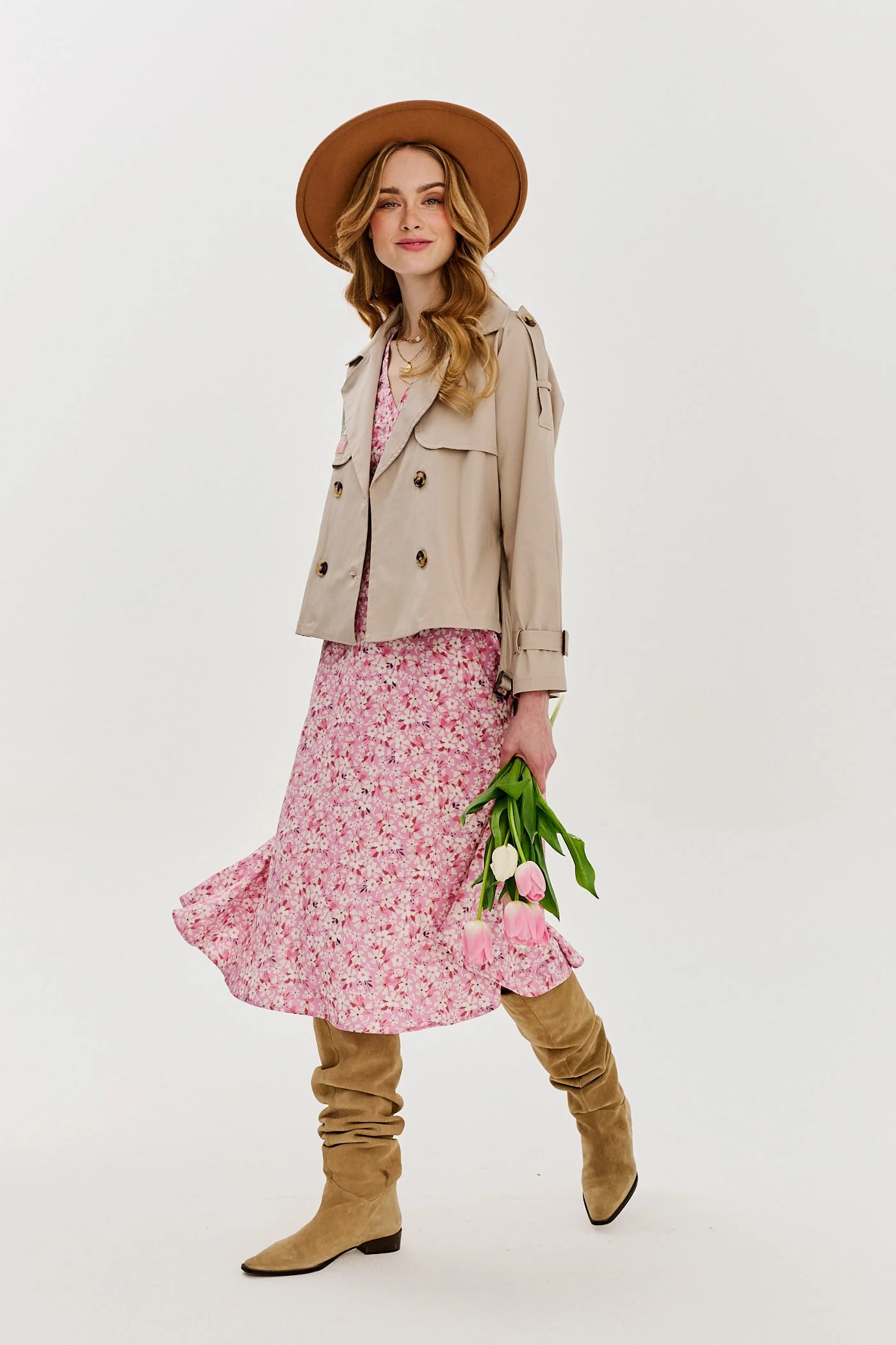 Sunlit Breeze short trench - Image 3