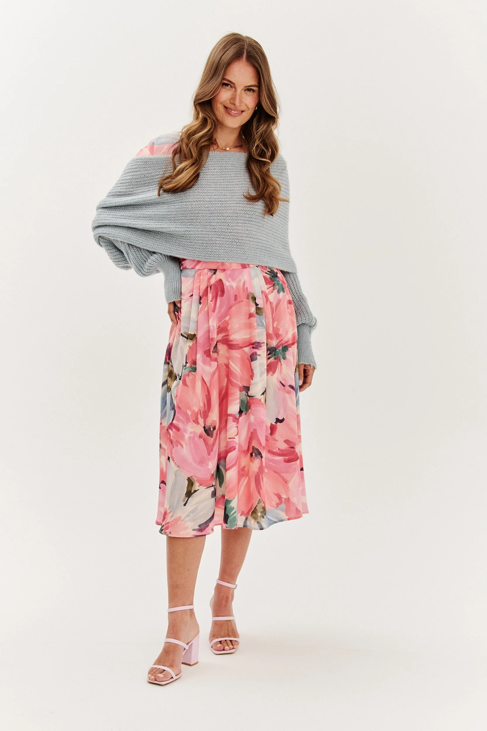 Tuscany Blush midi dress - Image 11