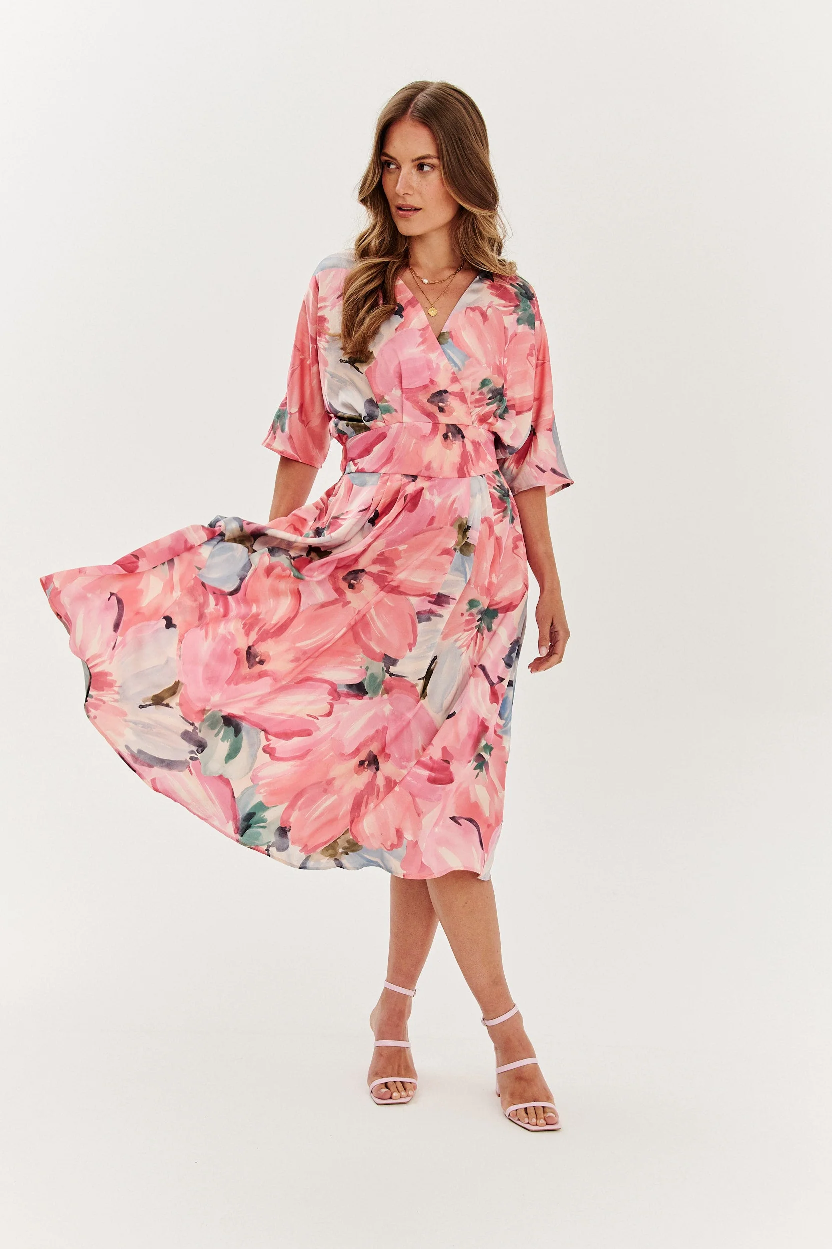 Tuscany Blush midi dress - Image 3