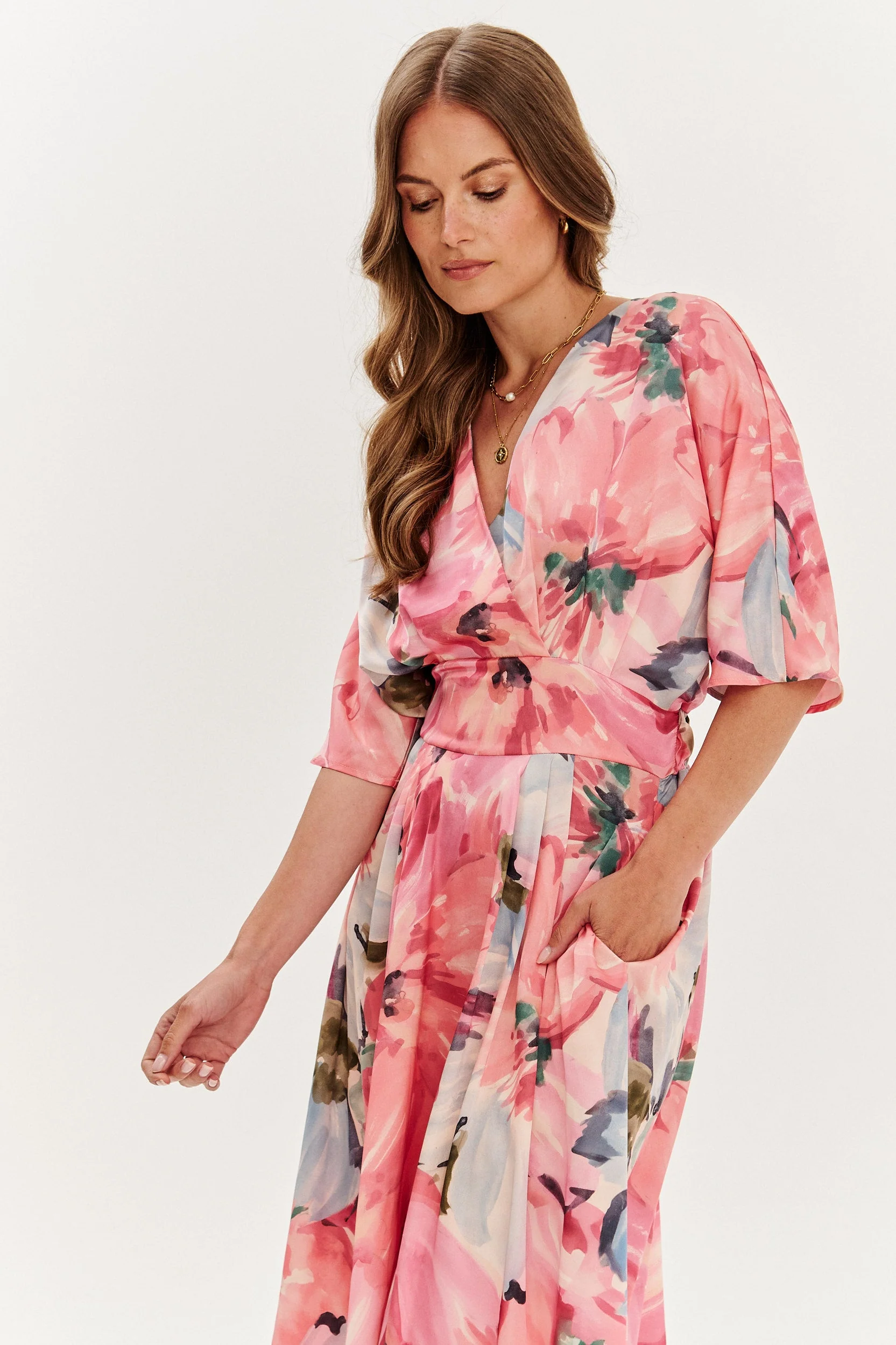 Tuscany Blush midi dress - Image 4