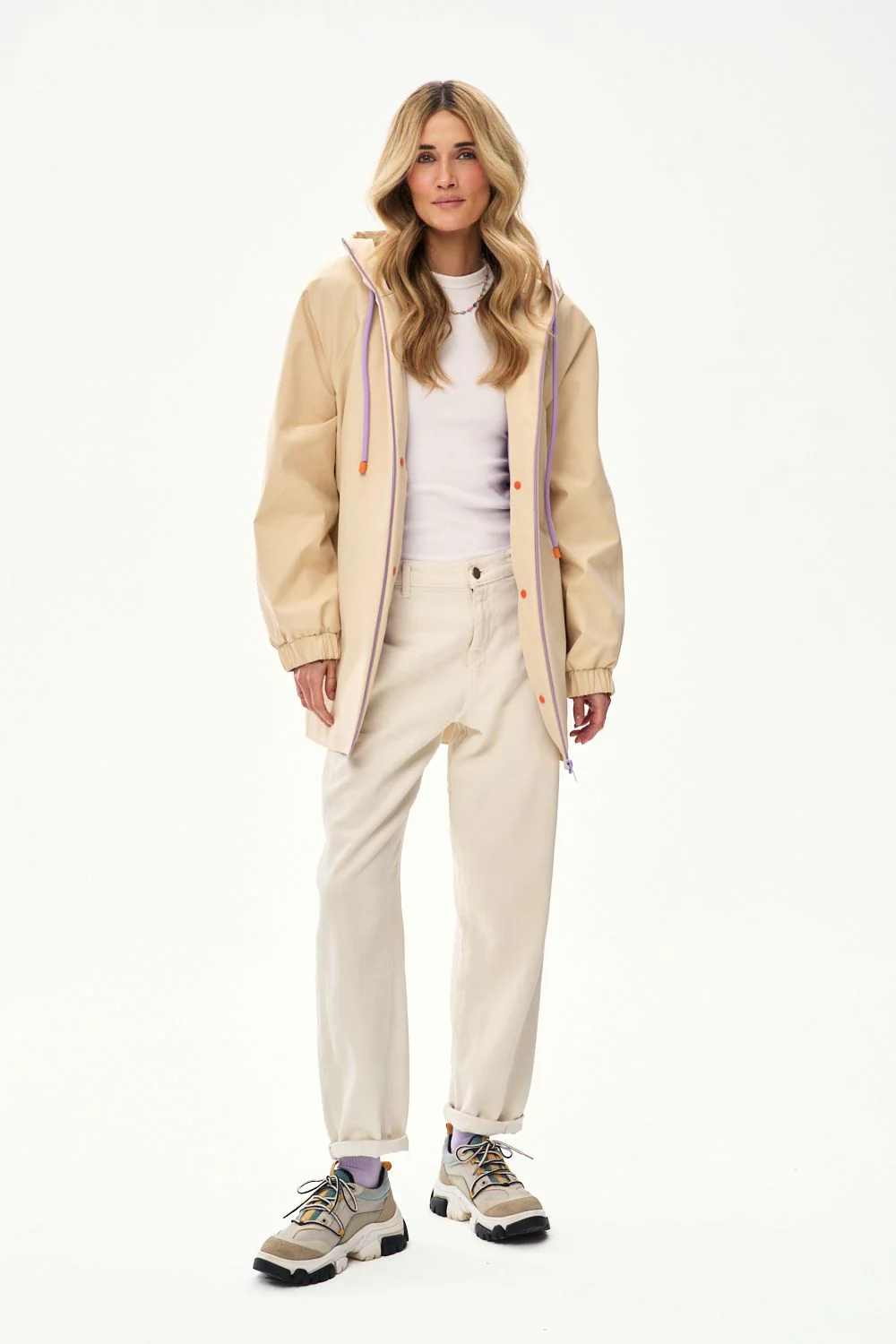 Valencia Desert Lined Rain Jacket - Image 4