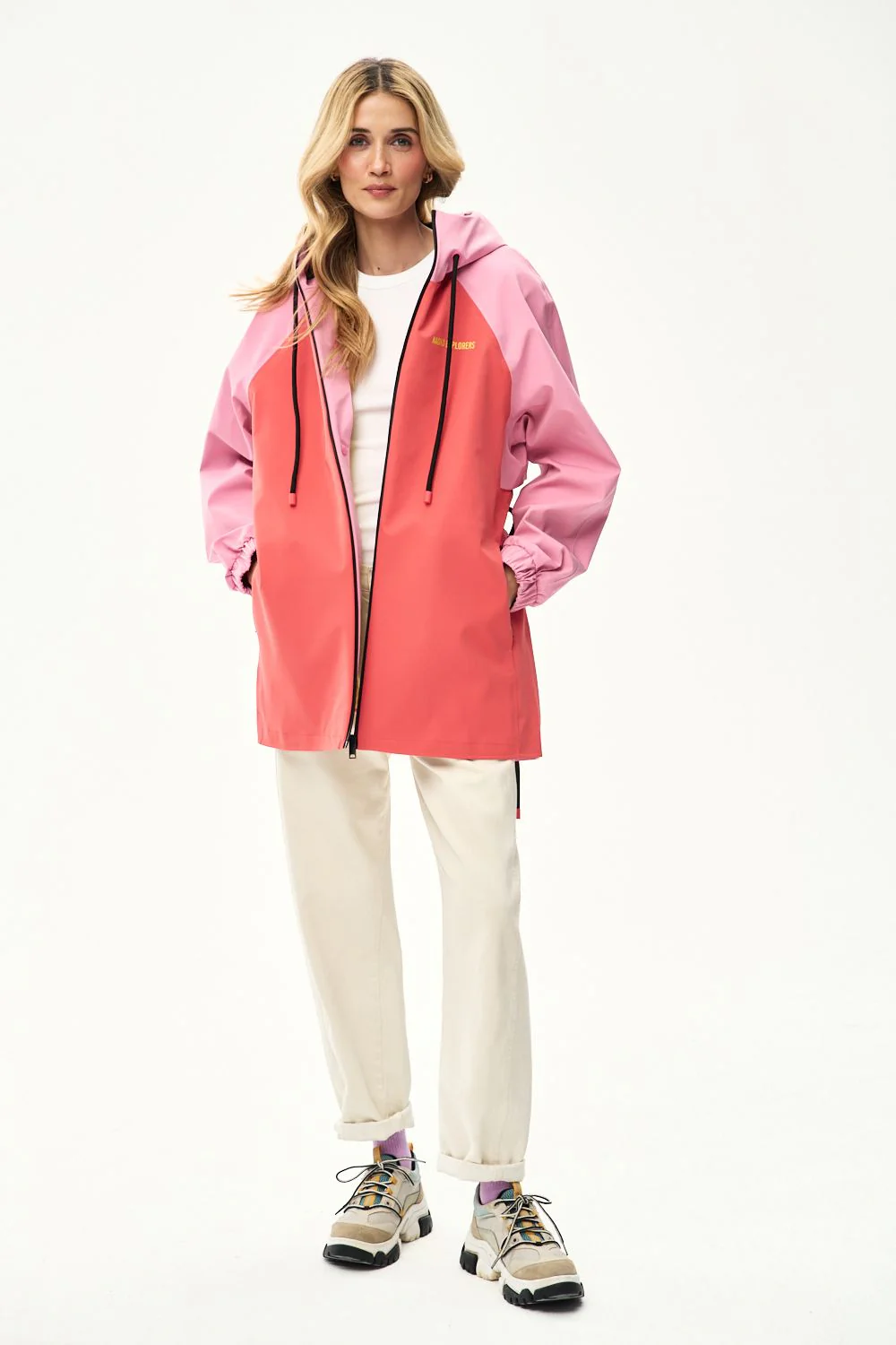 Valencia Flamingo Lined Rain Jacket - Image 10