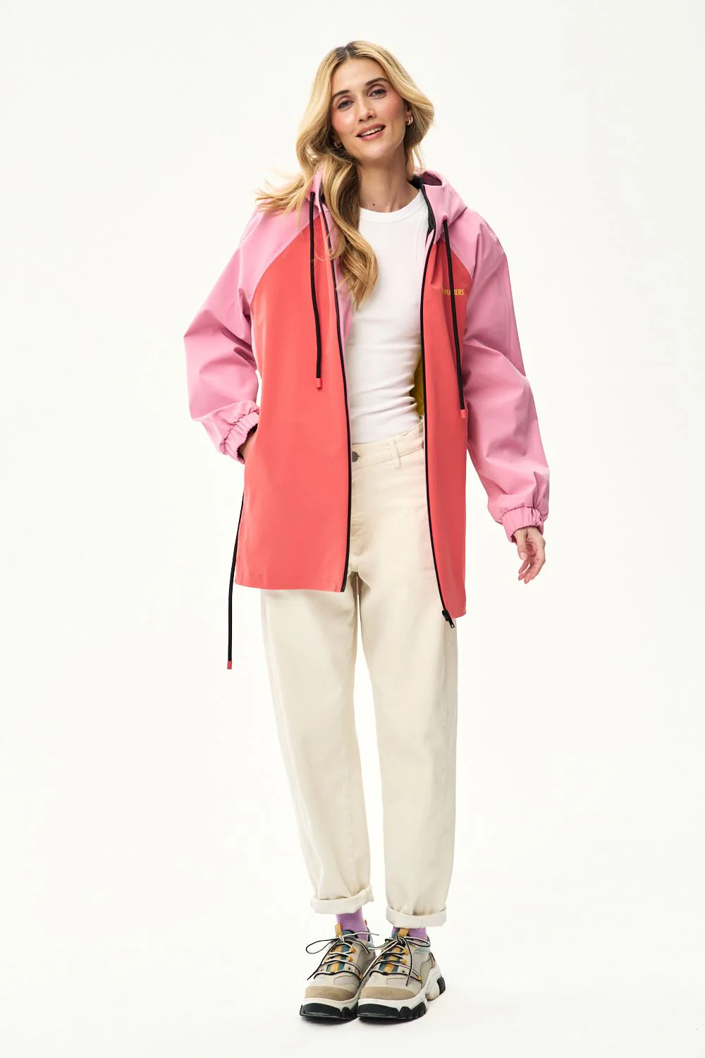 Valencia Flamingo Lined Rain Jacket - Image 11