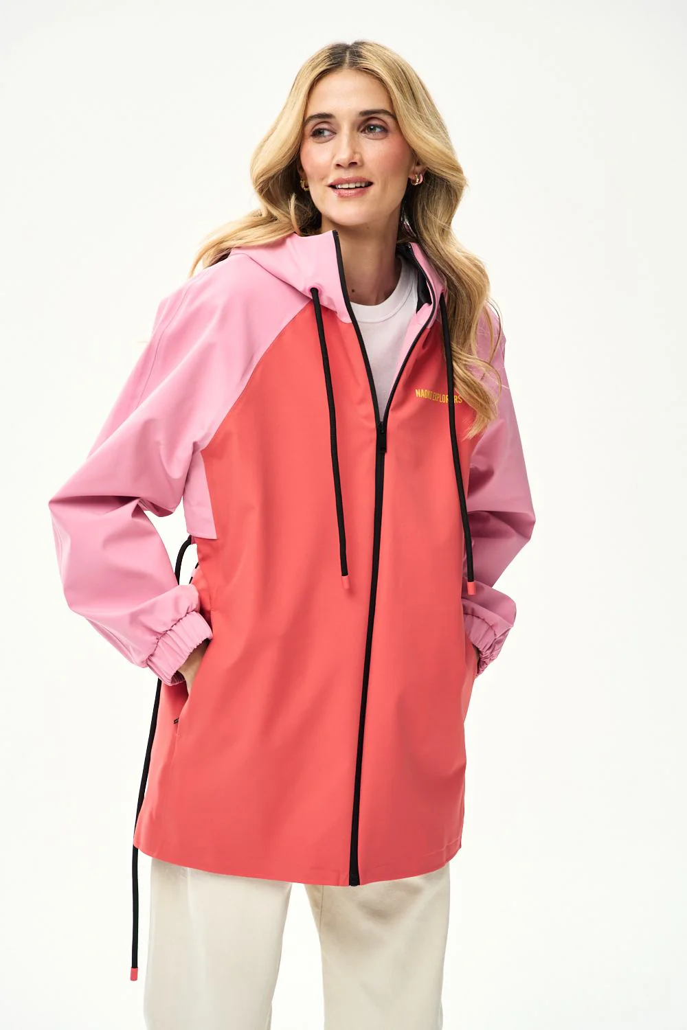 Valencia Flamingo Lined Rain Jacket - Image 12