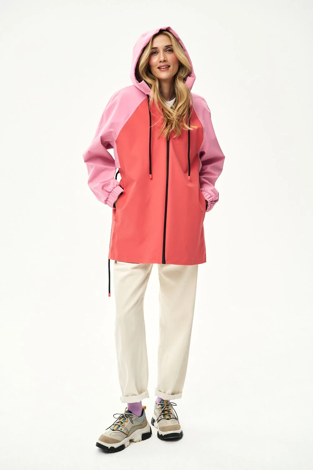 Valencia Flamingo Lined Rain Jacket - Image 15