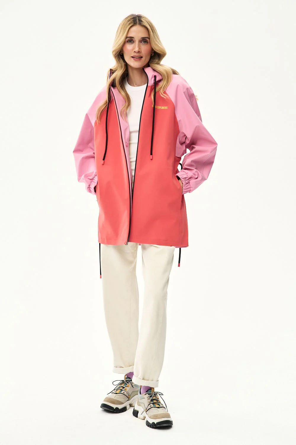 Valencia Flamingo Lined Rain Jacket - Image 8